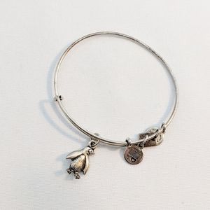Alex and Ani Dinner Silver Penguin Bracelet